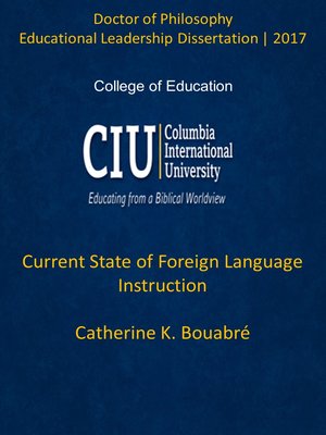 cover image of Current State of Foreign Language Instruction